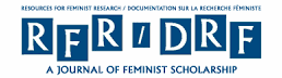 Resources for Feminist Research Journal - Institut du Genre