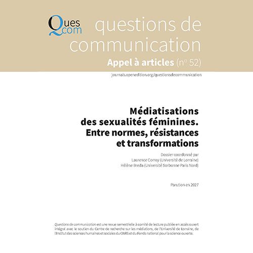 Médiatisations des sexualités féminines. Entre normes, résistances et transformations - Institut du Genre