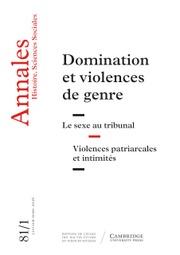 Domination et violences de genre - Institut du Genre