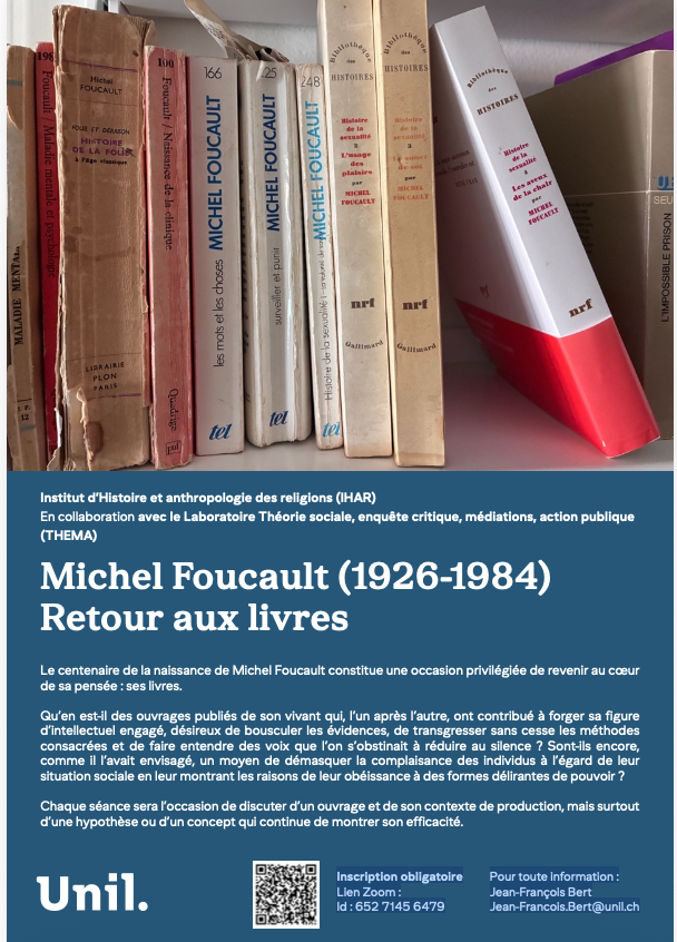 Michel Foucault (1926-1984). Retour aux livres - Institut du Genre