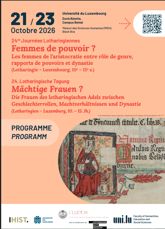 24es Journées Lotharingiennes – Femmes de pouvoir&nbsp;? - Institut du Genre