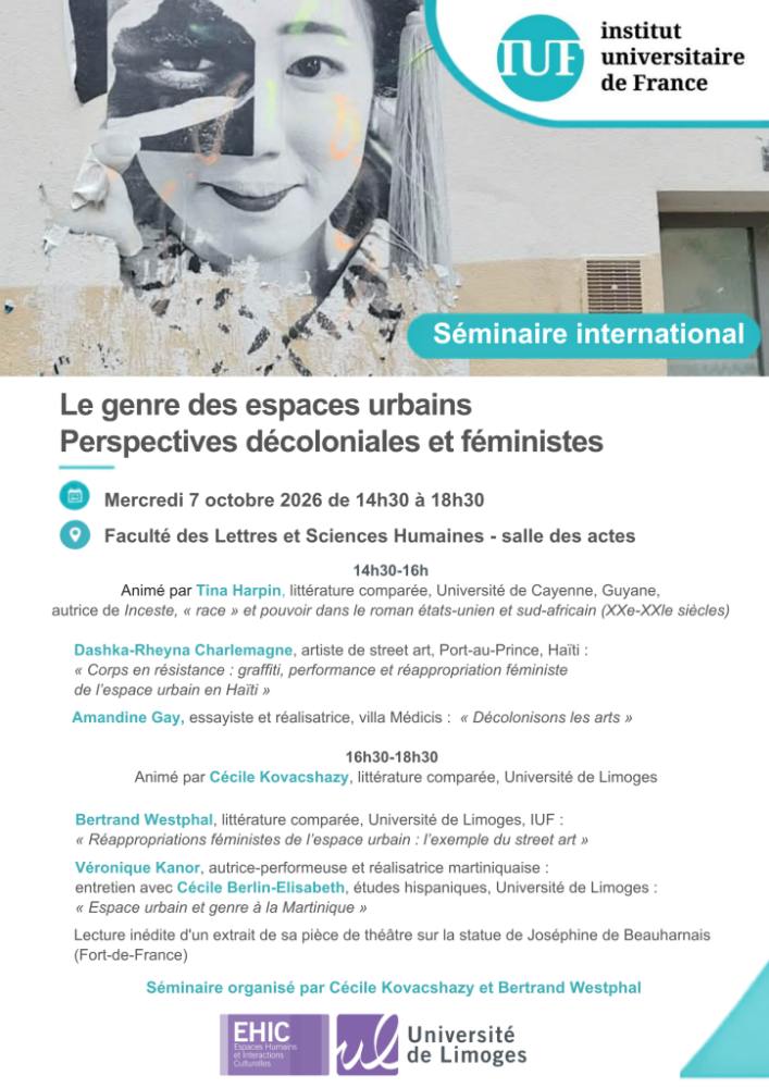 Le genre des espaces urbains. Perspectives décoloniales et féministes - Institut du Genre