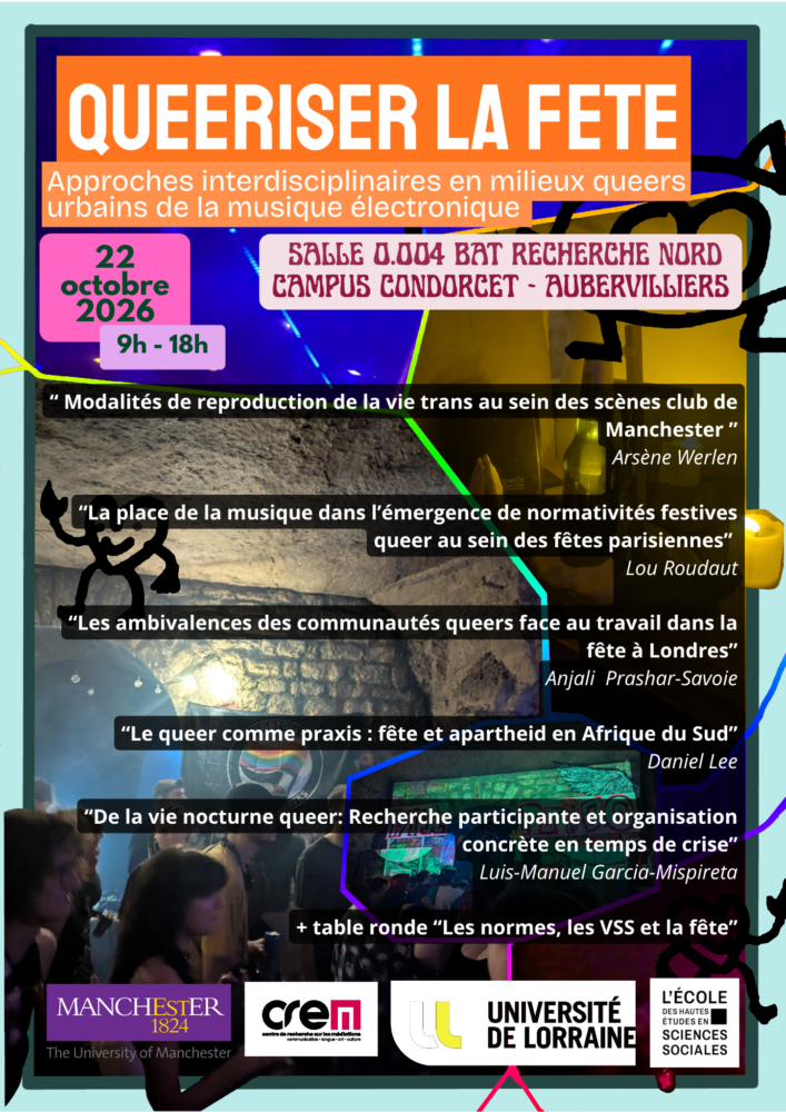 Queeriser la fête. Approches interdisciplinaires en milieux queers urbains de la musique électronique - Institut du Genre
