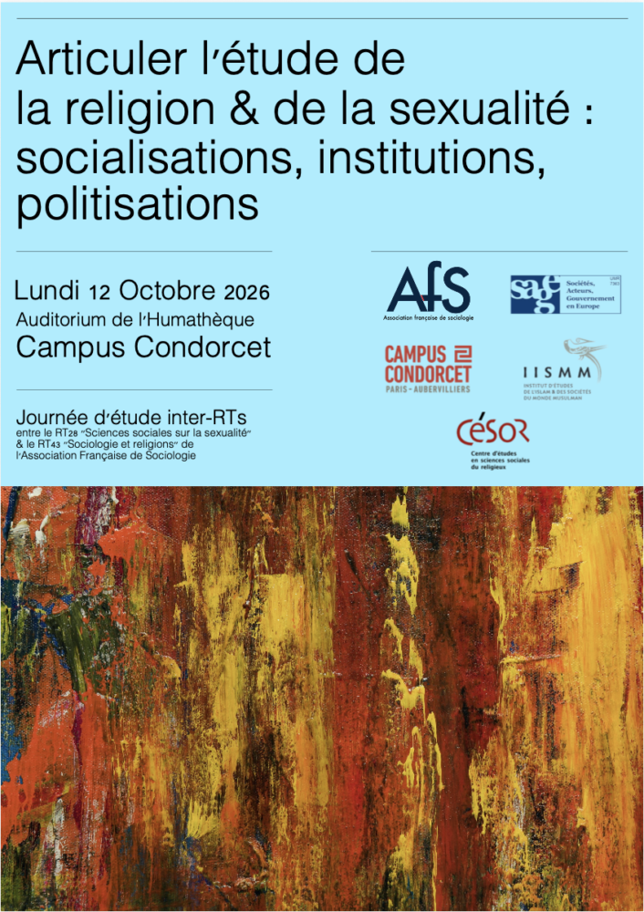 Articuler l&rsquo;étude de la religion et de la sexualité&nbsp;: socialisations, institutions, politisations - Institut du Genre
