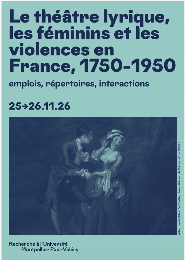 Le théâtre lyrique, les féminins et les violences en France, 1750-1950. Emplois, répertoires, interaction - Institut du Genre